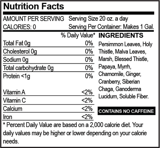 Vida Divina Original Herbal Tea – 100% Natural Formula – Vegan & Non-GMO